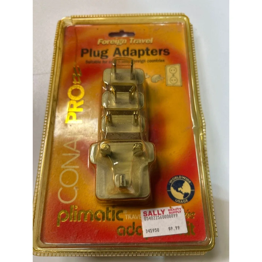 Conair Pro Foreign Travel Plug‎ Adapters Worldwide Usage Set